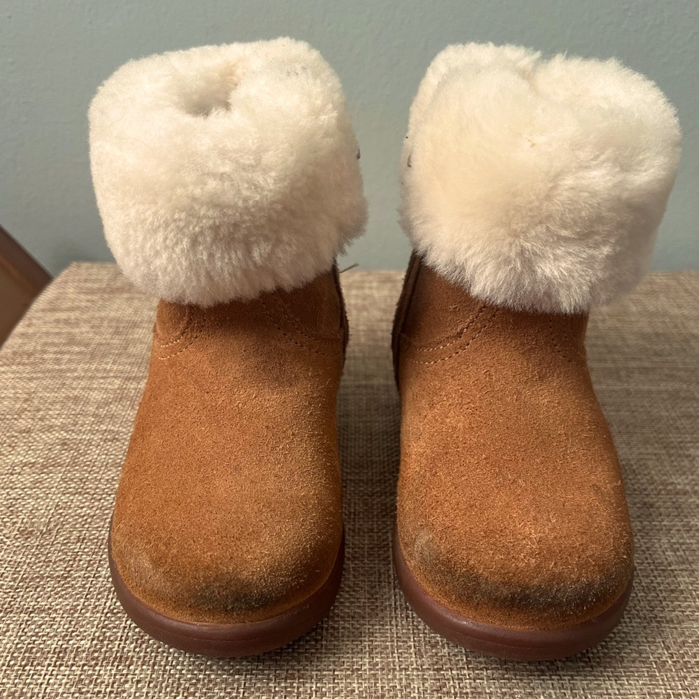 UGG fur with suede boots